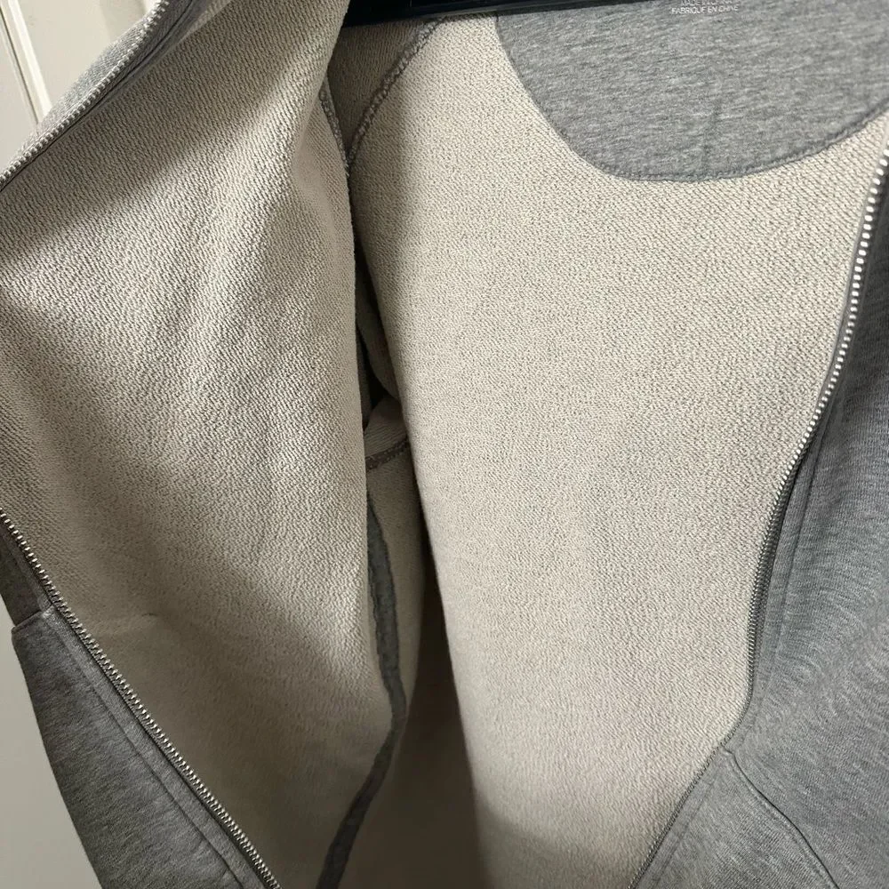 Nike Gray Zip-Up Hoodie